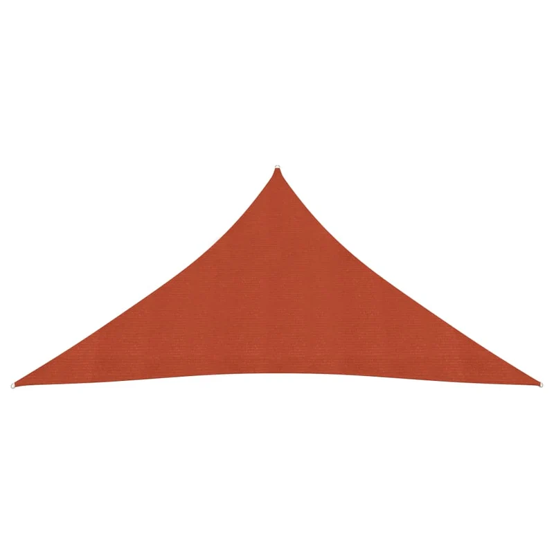 Voile toile d'ombrage parasol 160 g/m² PEHD 4,5 x 4,5 x 4,5 m terre cuite 02_0009350