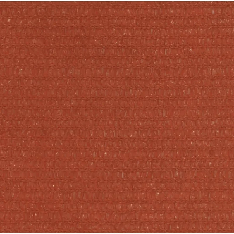 Voile toile d'ombrage parasol 160 g/m² PEHD 4,5 x 4,5 x 4,5 m terre cuite 02_0009350