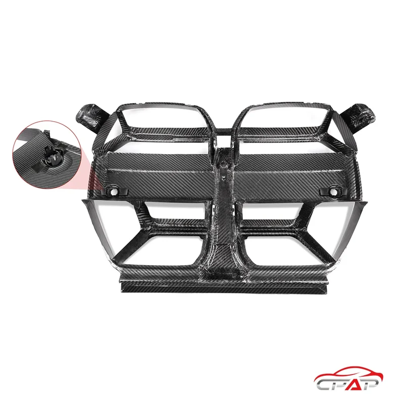 Grille de Calandre Avant Carbone BMW M3 M4 G80 Style CSL