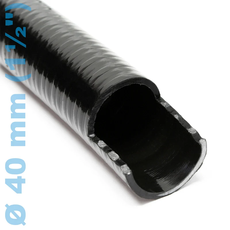 Tuyau 5 m pression diamètre 40 mm 610g/m pompe bassin 16_0001611