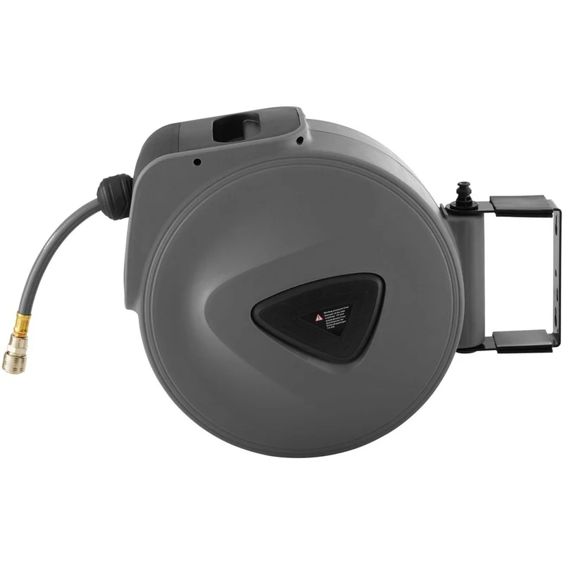 Enrouleur automatique de tuyau d'air comprimé 20 m avec raccord rapide 08_0000257