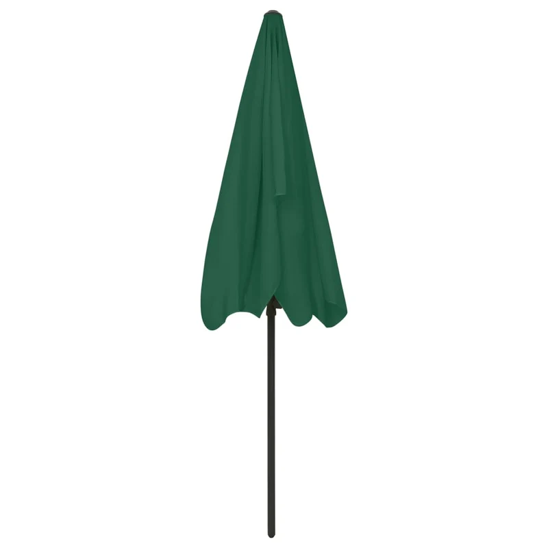 Parasol de plage vert 200 x 125 cm 02_0008410