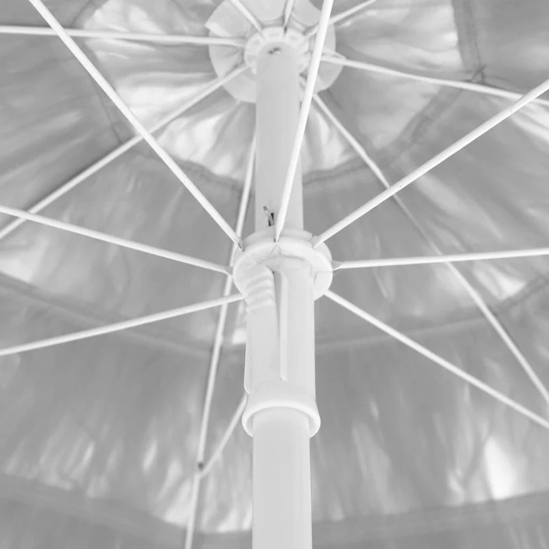 Parasol de plage hawaii 300 cm blanc 02_0008387