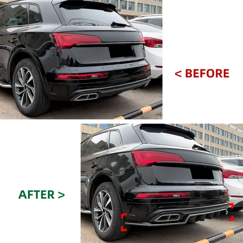 Diffuseur Arrière Noir Audi Q5 FY S Line 2021-2024