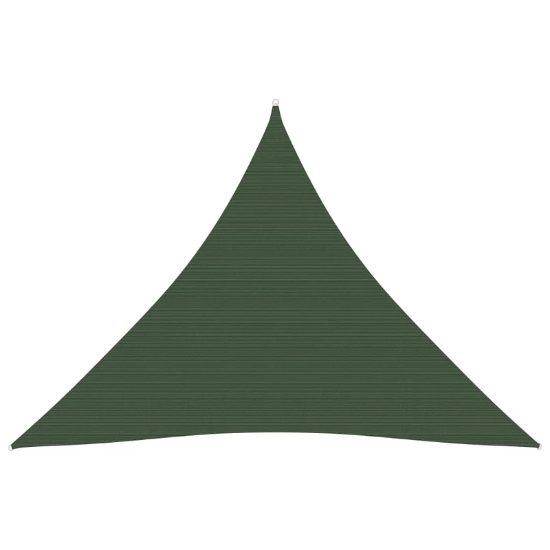 Voile toile d'ombrage parasol 160 g/m² PEHD 3,6 x 3,6 x 3,6 m vert foncé 02_0009419