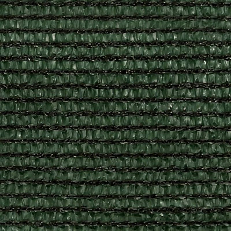 Voile toile d'ombrage parasol 160 g/m² PEHD 3,6 x 3,6 x 3,6 m vert foncé 02_0009419