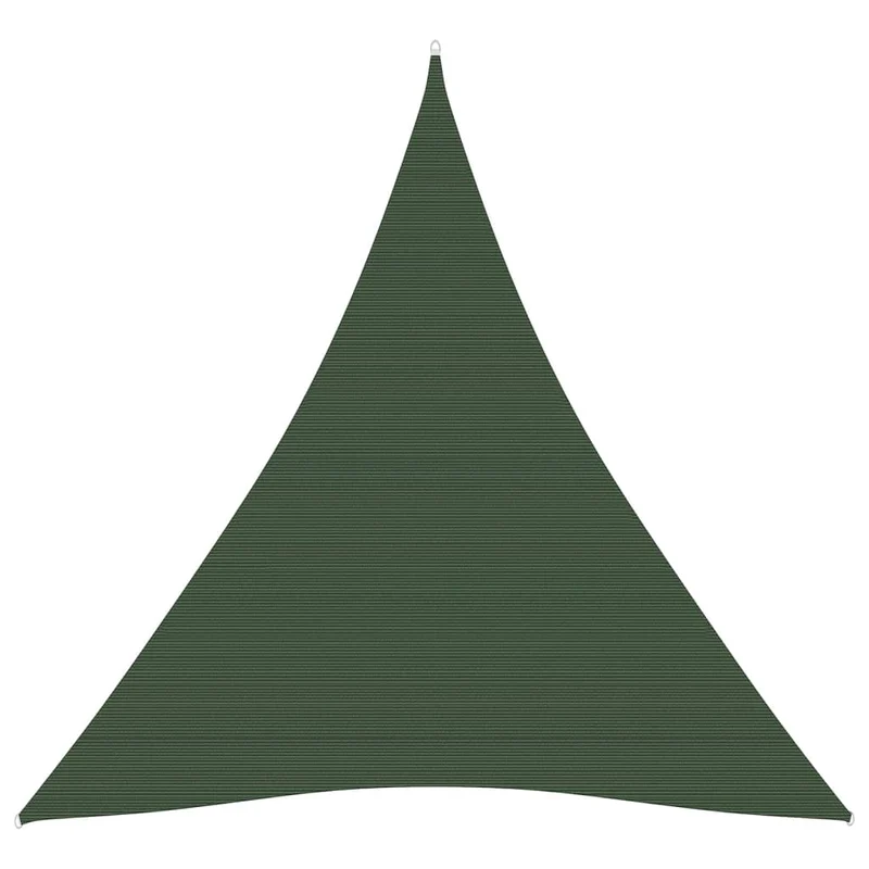 Voile toile d'ombrage parasol 160 g/m² PEHD 3 x 4 x 4 m vert foncé 02_0009427