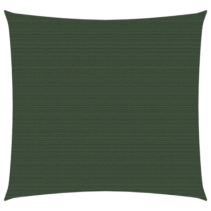 Voile toile d'ombrage parasol 160 g/m² PEHD 4,5 x 4,5 m vert foncé 02_0009429