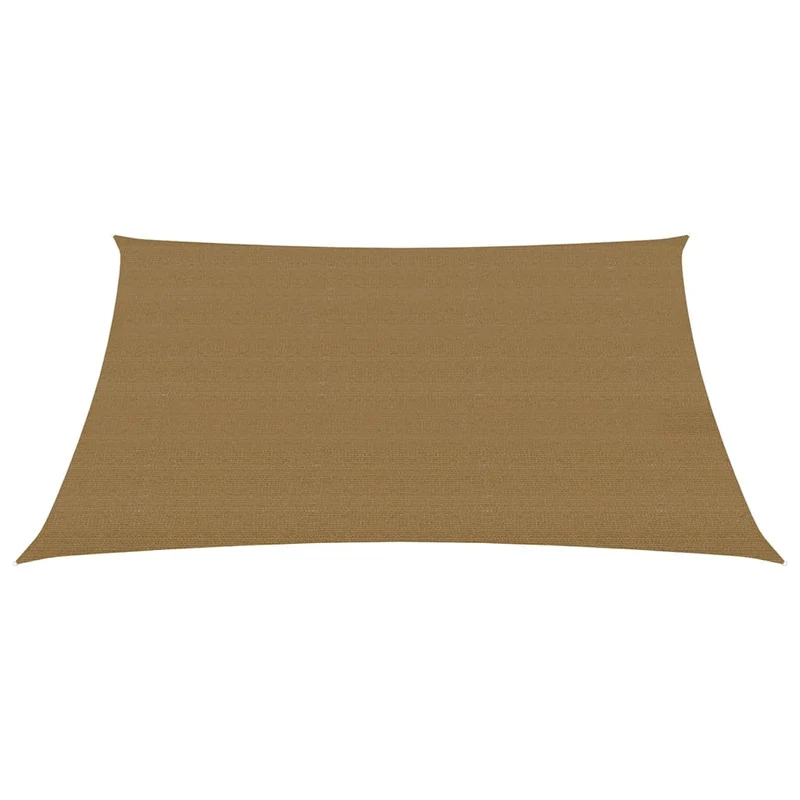 Voile toile d'ombrage parasol 160 g/m² taupe 2,5 x 3,5 m PEHD 02_0009297