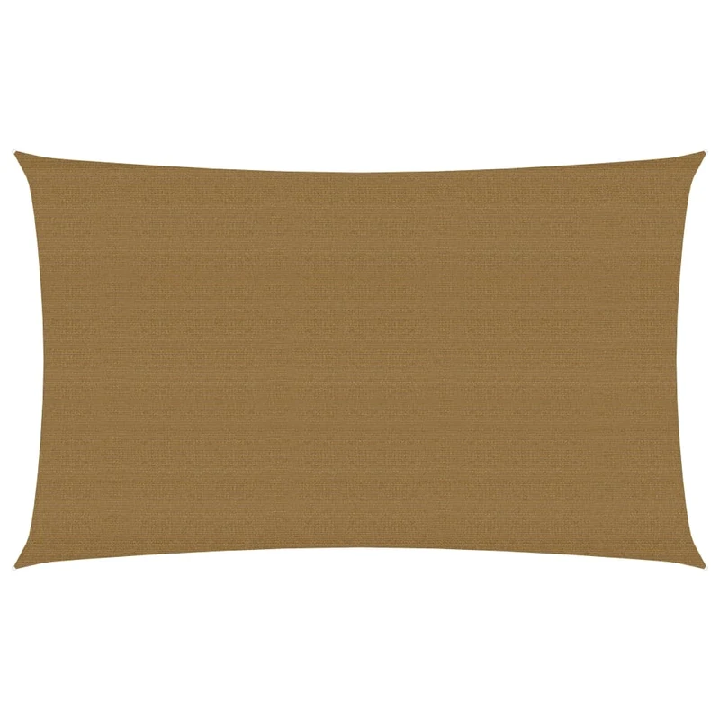 Voile d'ombrage 160 g/m² taupe 4 x 7 m PEHD 02_0009328