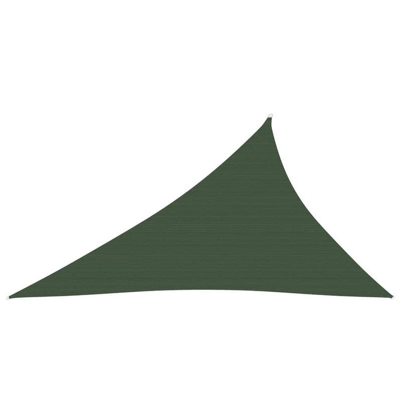 Voile toile d'ombrage parasol 160 g/m² PEHD 4 x 5 x 6,8 m vert foncé 02_0009435