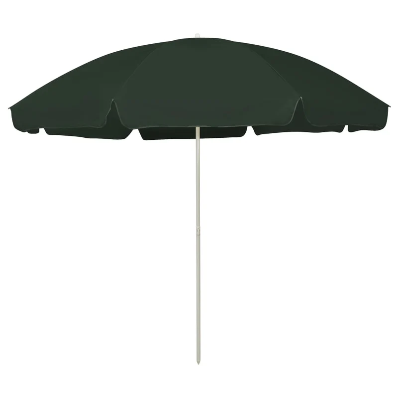 Parasol de plage vert 300 cm 02_0008412