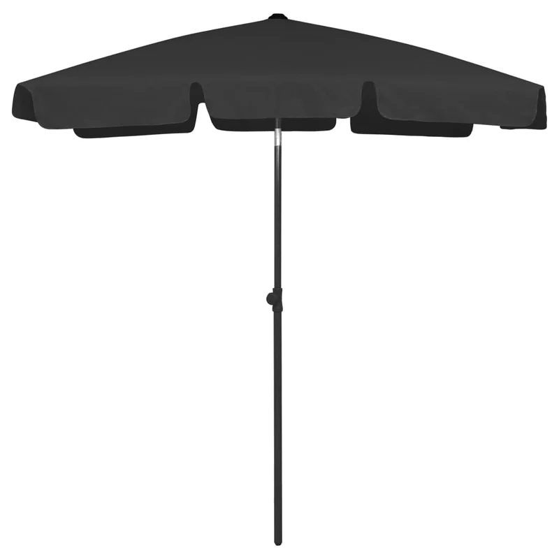 Parasol de plage 180 x 120 cm noir 02_0008401