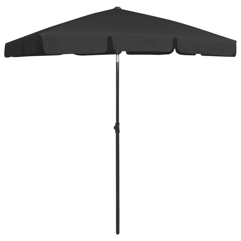 Parasol de plage 180 x 120 cm noir 02_0008401