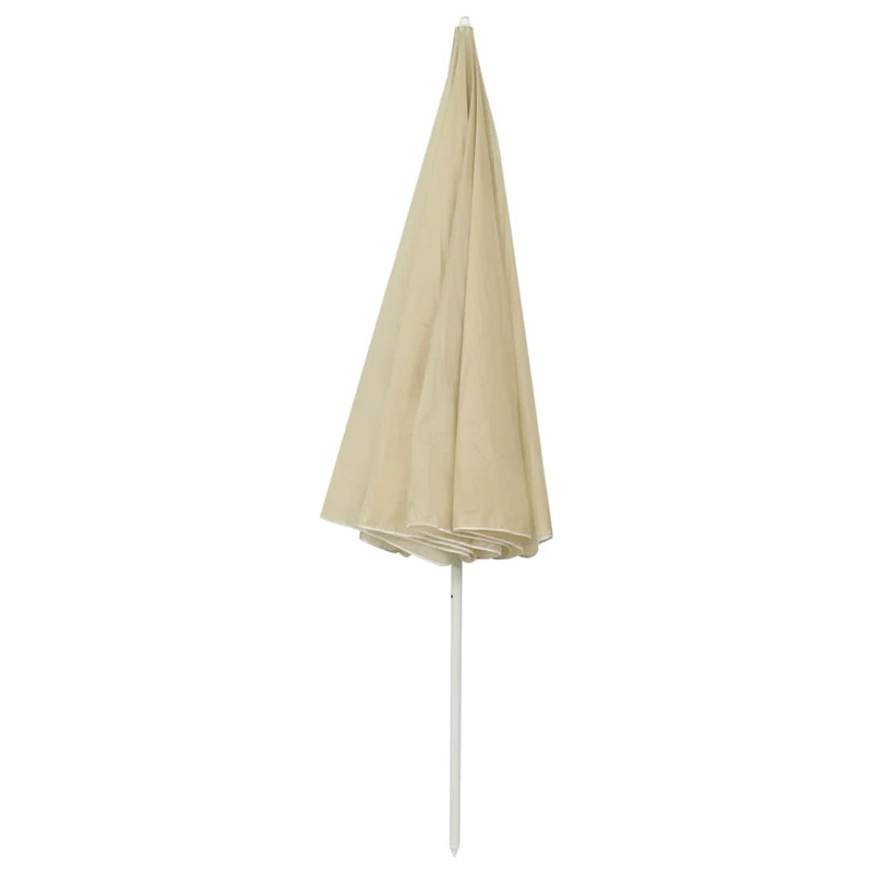 Parasol de plage jaune sable 300 cm 02_0008399