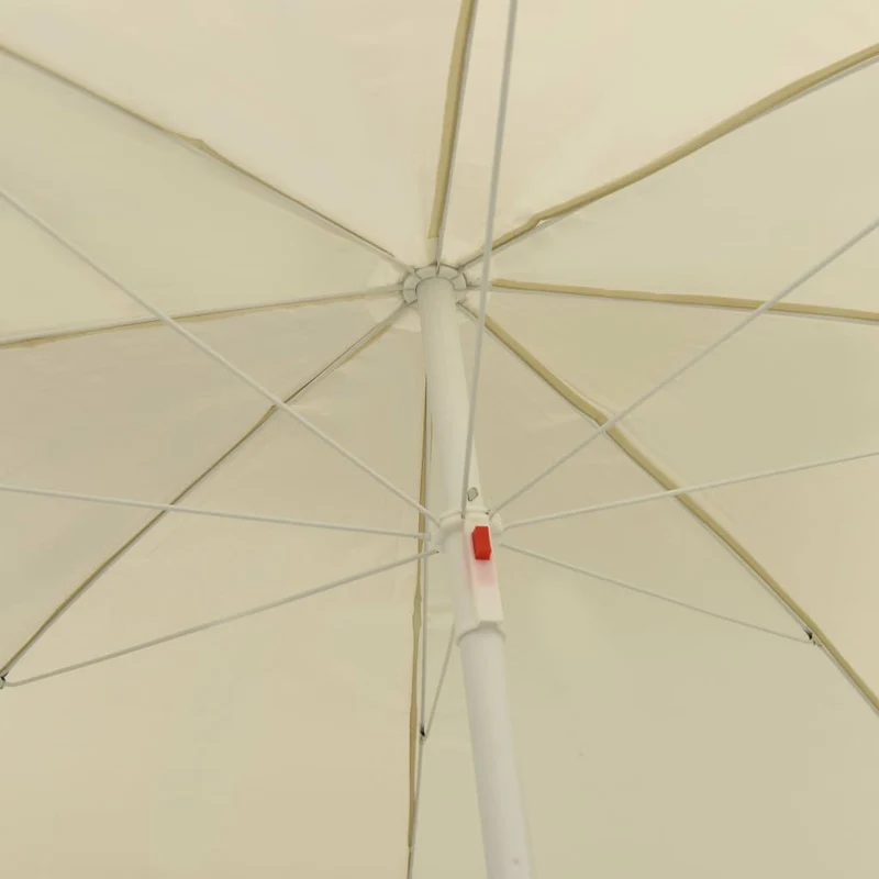 Parasol de plage jaune sable 300 cm 02_0008399