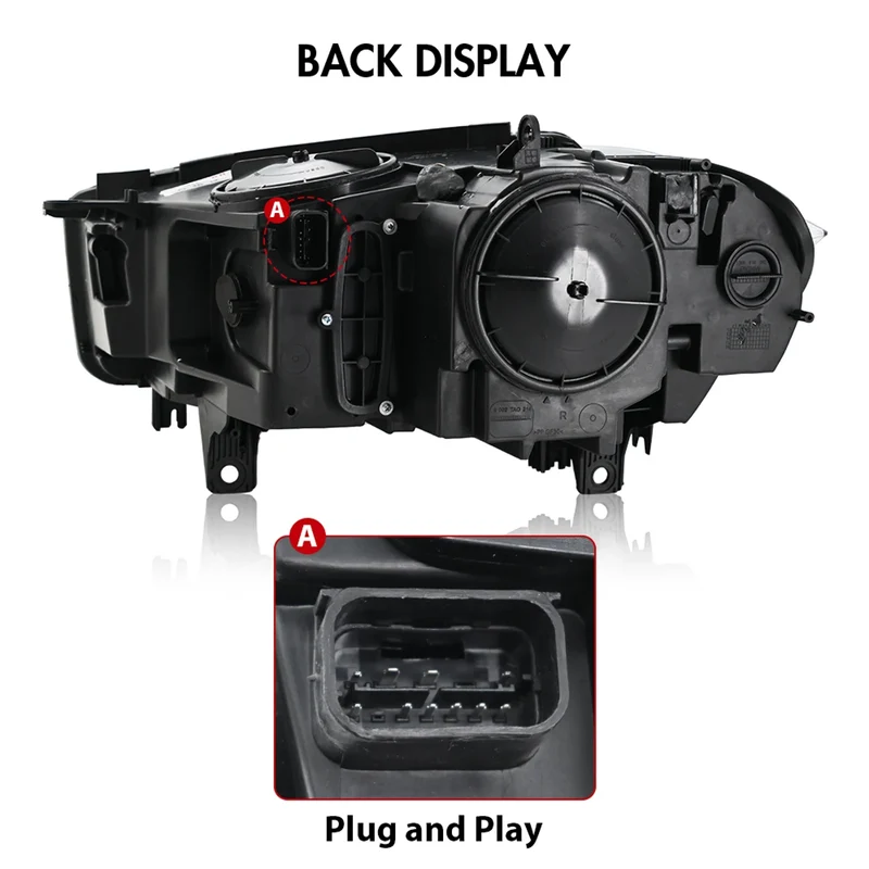 Phares LED BMW X5 F15 2014-2018 (Lentille Projecteur)