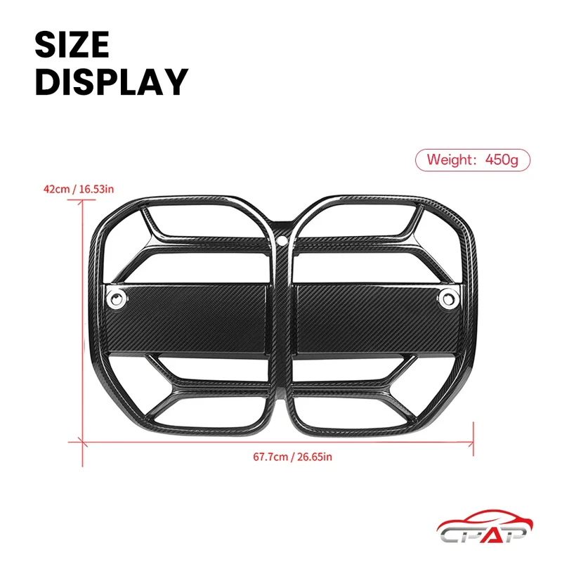 Grille de Pare-Chocs Carbone BMW Série 4 G22 G23 CSL 2021+