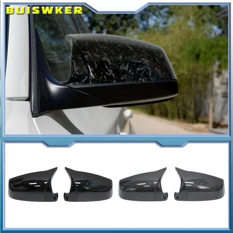 Coque Rétroviseur BMW Série 5 6 7 F10 F11 Aspect Carbone