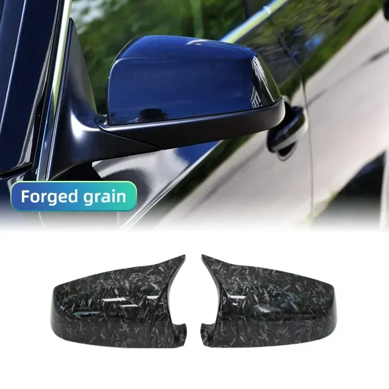 Coque Rétroviseur BMW Série 5 6 7 F10 F11 Aspect Carbone