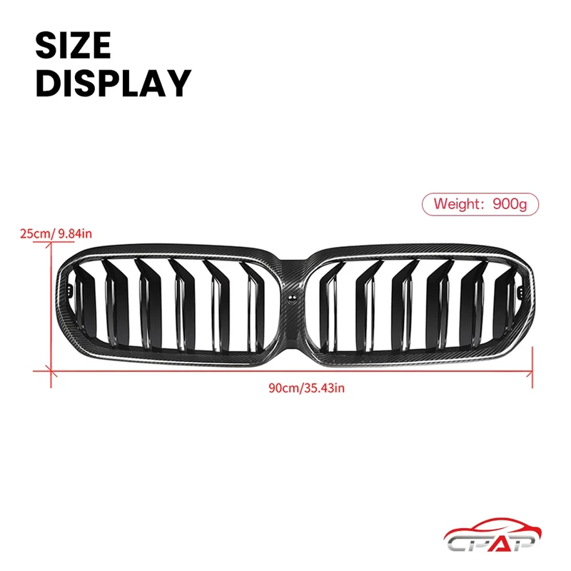 Grille de Pare-Chocs Avant Carbone BMW Série 5 G30 M5 F90 LCI 2021-2023