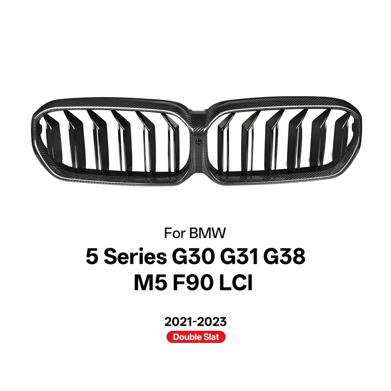 Grille de Pare-Chocs Avant Carbone BMW Série 5 G30 M5 F90 LCI 2021-2023