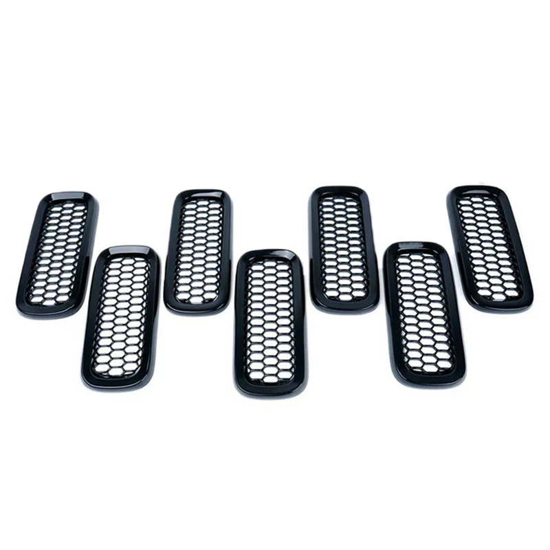 Inserts de calandre Jeep Renegade 2015-2017 7 pièces