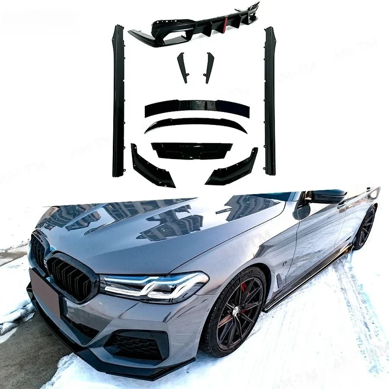 Kit Carrosserie BMW Série 5 G30 Noir Brillant LED