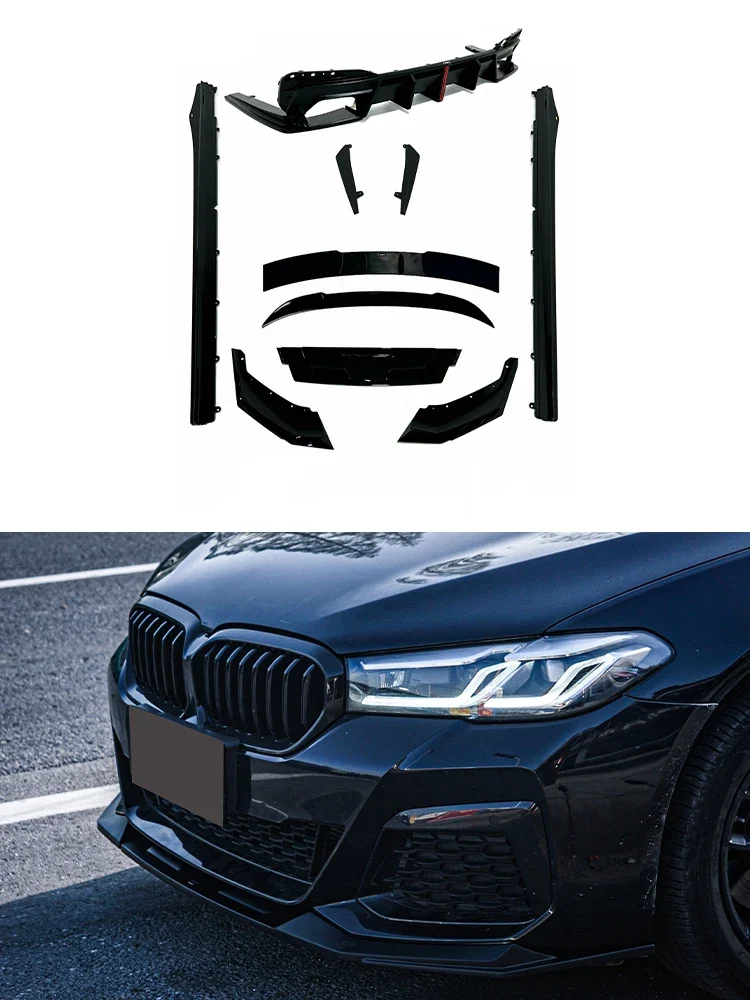 Kit Carrosserie BMW Série 5 G30 Noir Brillant LED
