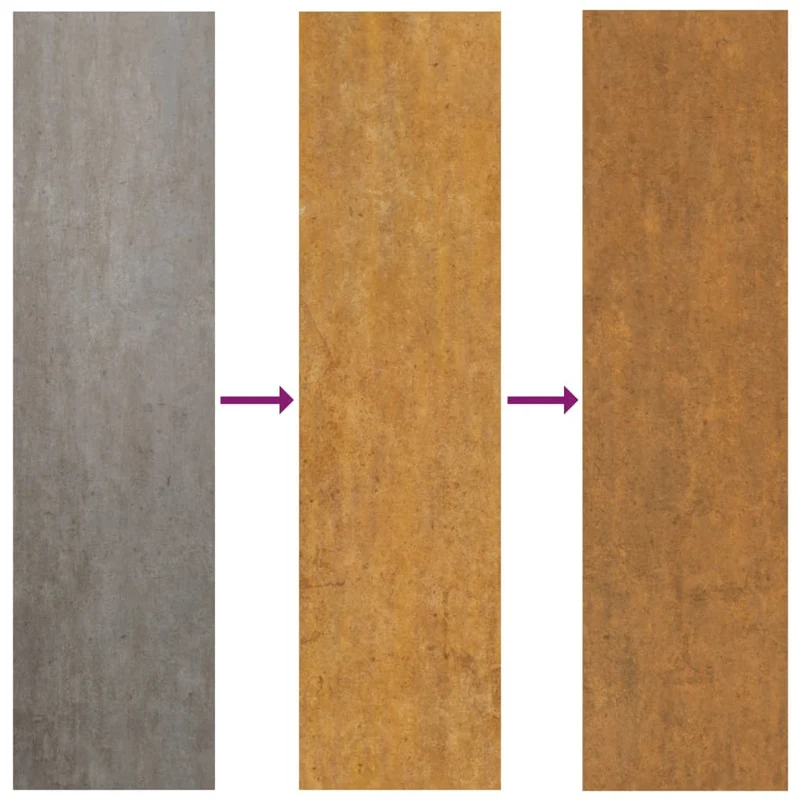 Jardinière bac lit surélevé plantes fleurs terrasse jardin de jardin 280 x 80 x 40 cm acier corten marron 02_0039421