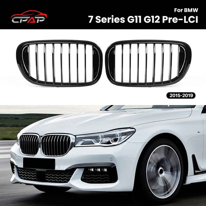 Calandre Noir Brillant BMW Série 7 G11 G12 2015-2019