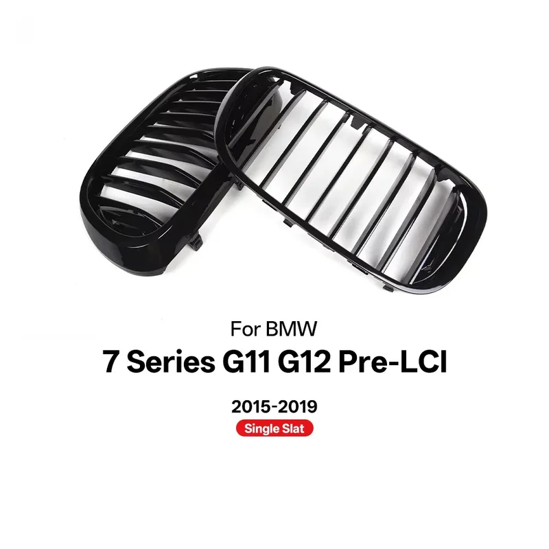Calandre Noir Brillant BMW Série 7 G11 G12 2015-2019