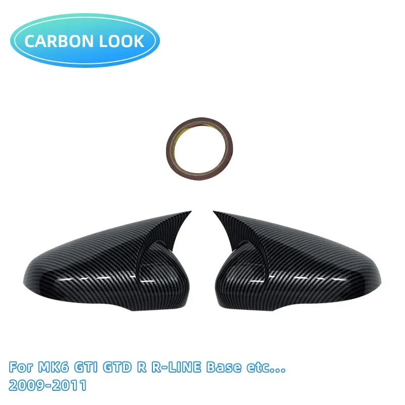 Coques de Rétroviseur Carbone Volkswagen Golf 6 et 7 GTI GTD
