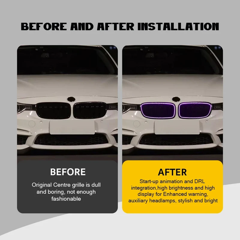 Grille de Calandre BMW Série 3 F30 2013-2018 RGB