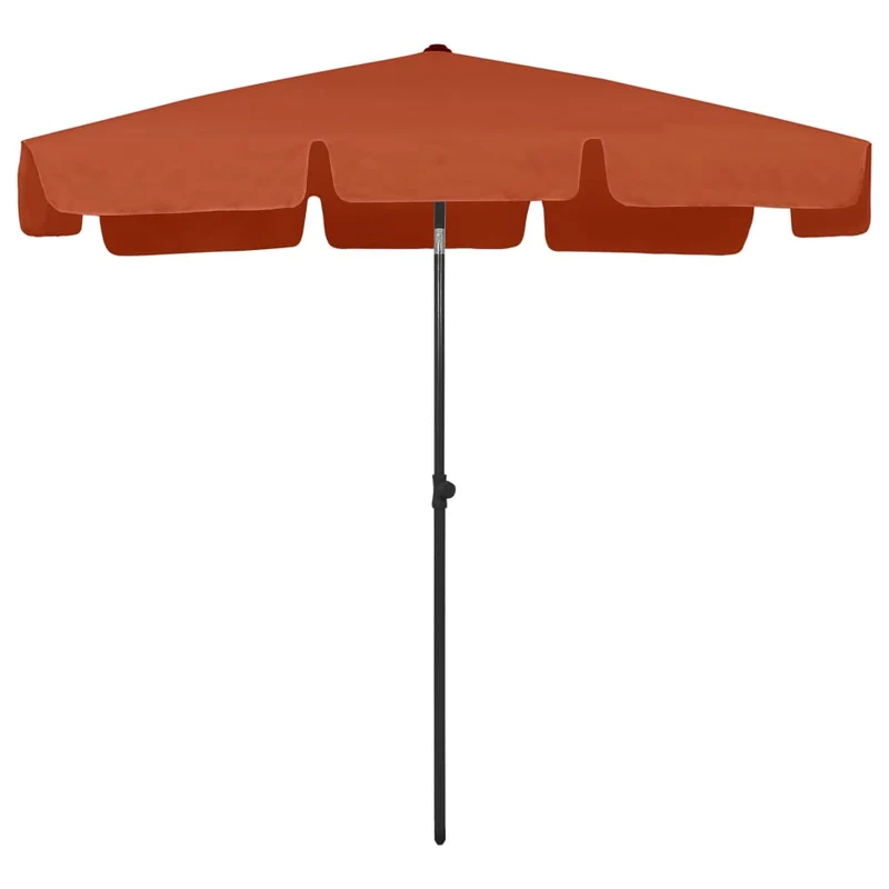 Parasol de plage 200 x 125 cm orange 02_0008408