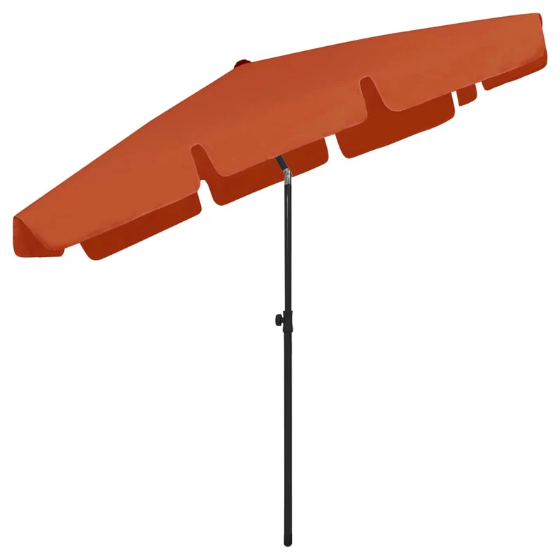 Parasol de plage 200 x 125 cm orange 02_0008408
