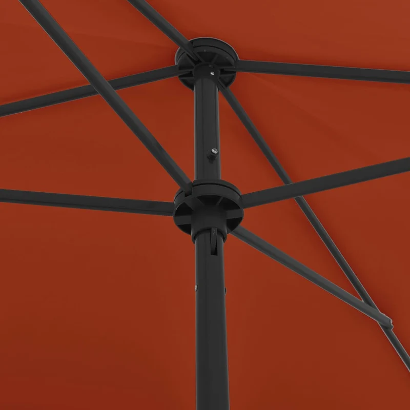 Parasol de plage 200 x 125 cm orange 02_0008408