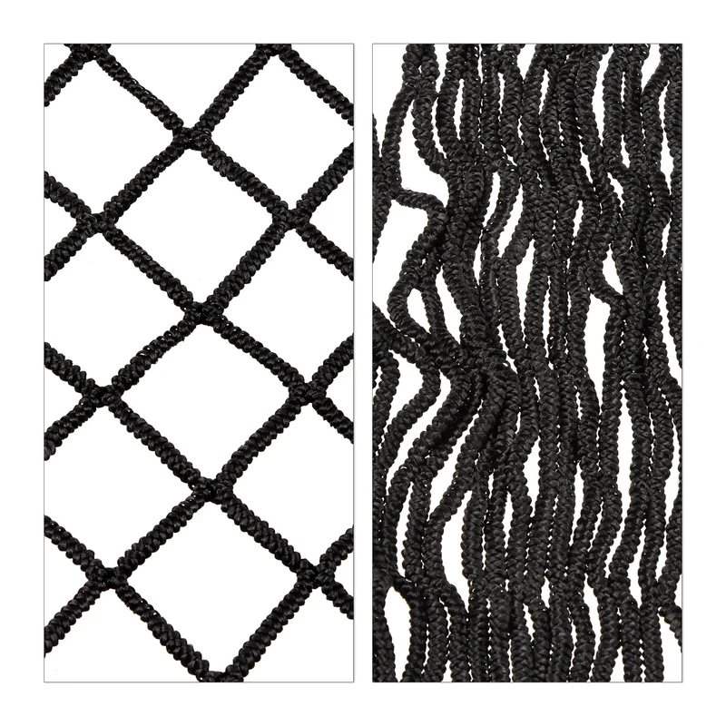 Filet de remorque extensible sécurité chargement 3 x 2 m en plastique noir 13_0003054