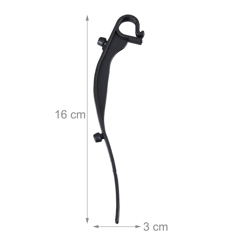 Grillage de gouttière 6 m protection anti-feuilles mortes fixation rapide style moderne en PP noir 13_0003991