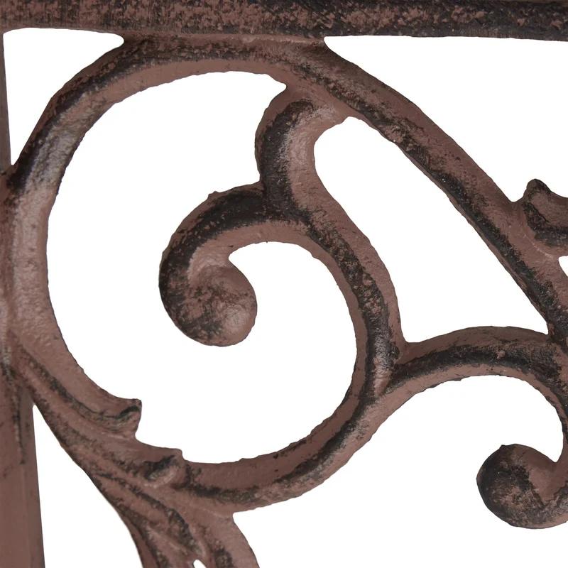 Bain d'oiseaux mural pour jardin terrasse balcon 30 x 20 x 10 cm design intempéries en fonte vert 13_0004530