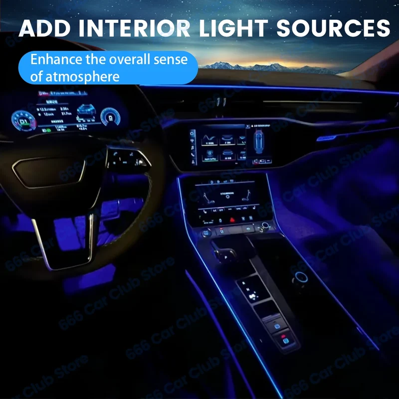 Éclairage d'Ambiance LED Audi A7 C8 2019-2024