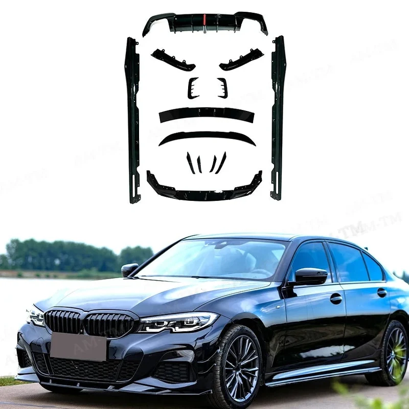 Kit Carrosserie BMW Série 3 G20 2020-2022 Noir Brillant