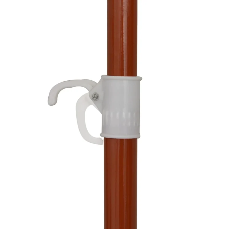 Parasol avec mât en acier 180 cm sable 02_0008098