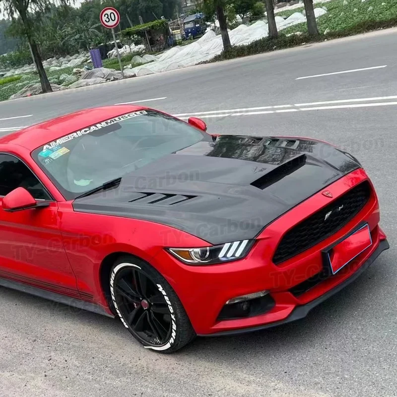 Capot Carbone Ford Mustang 2015-2017 Style TF
