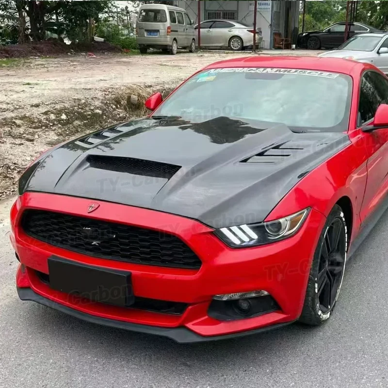 Capot Carbone Ford Mustang 2015-2017 Style TF
