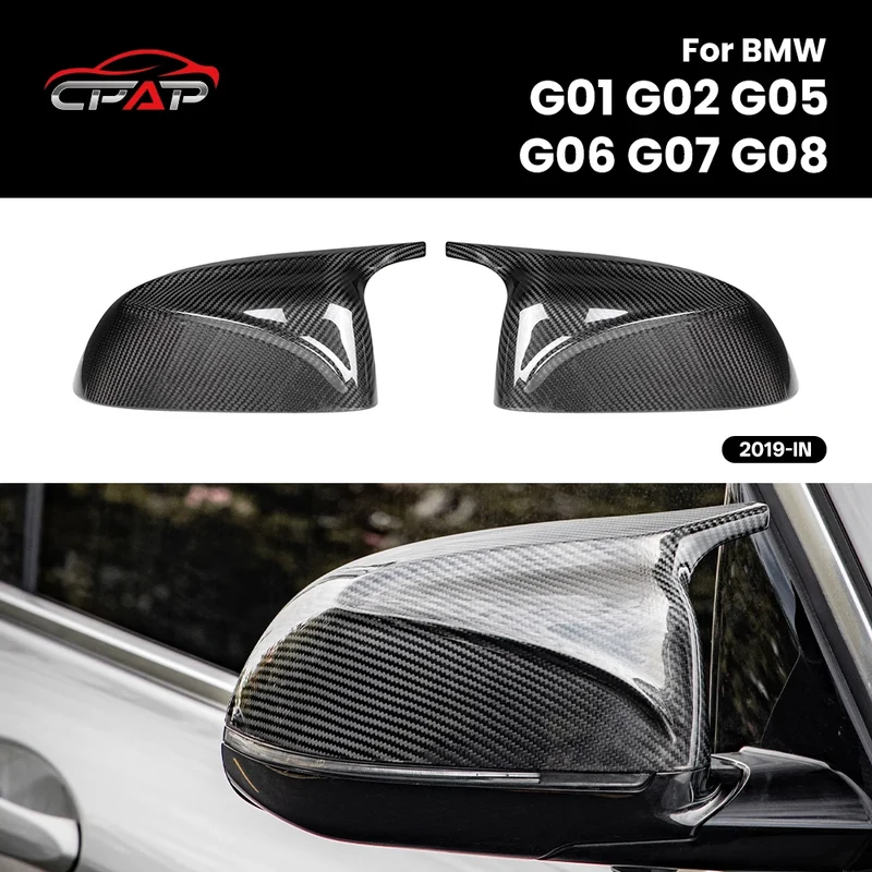 Coques de Rétroviseurs Carbone BMW X3 X4 X5 X6 X7 Style M 2019+