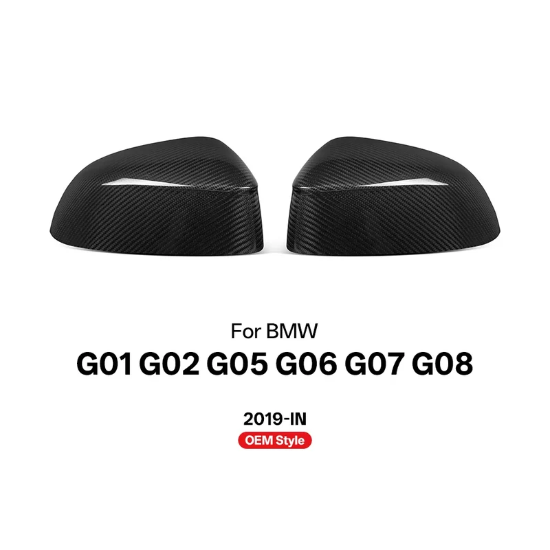 Coques de Rétroviseurs Carbone BMW X3 X4 X5 X6 X7 Style M 2019+