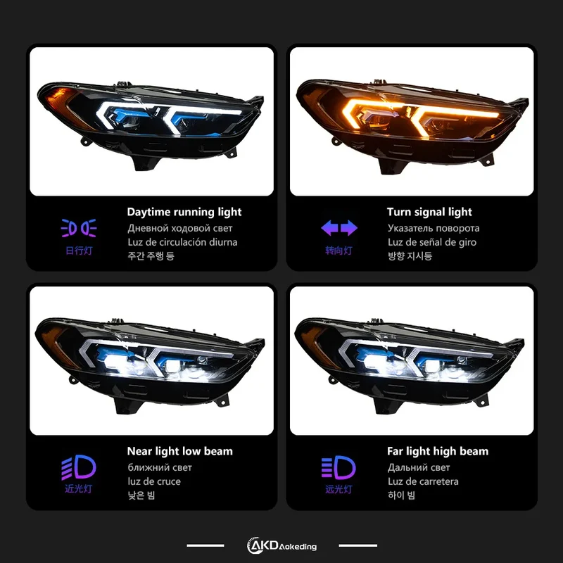 Phares LED Ford Mondeo CD4 2013-2016