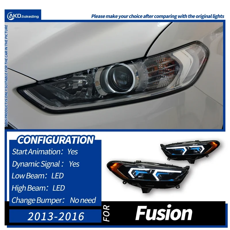 Phares LED Ford Mondeo CD4 2013-2016