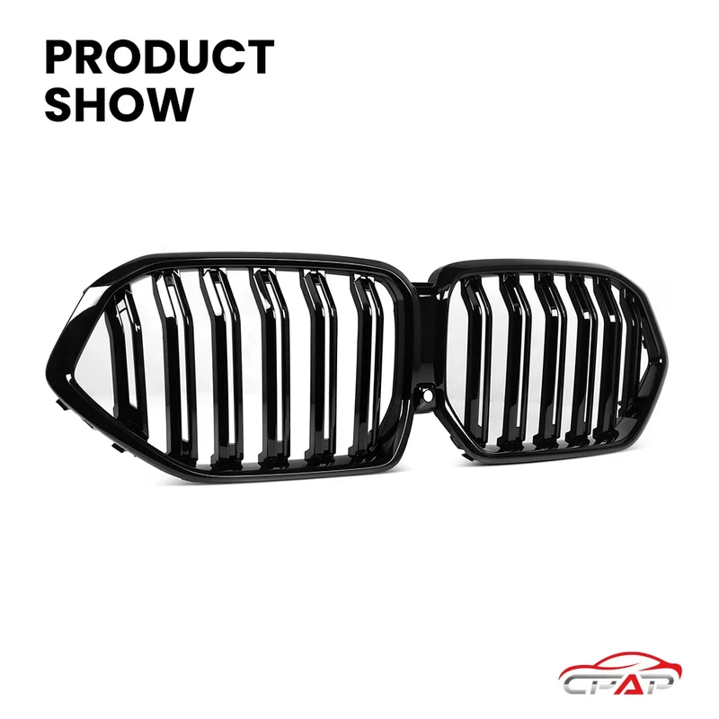 Grille de Pare-Chocs Avant BMW X6 G06 LCI 2024 Noir Brillant